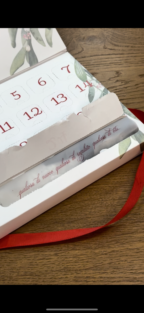 Calendario dell’avvento Futura Sposa PERSONALIZZABILE