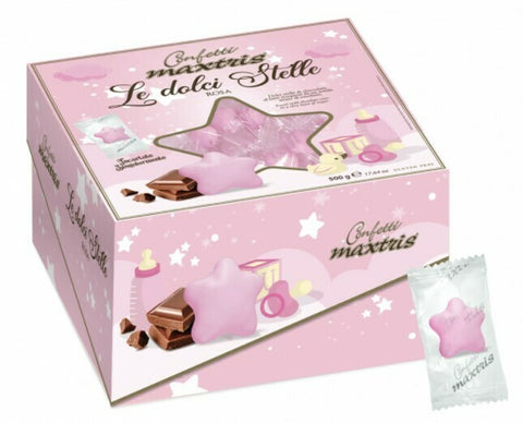 Confetti Maxtris Dolci Stelle Rosa 500gr