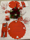 Set Tavola San  Valentino x2